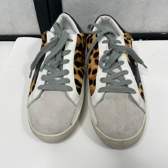 Golden Goose Shoes - Golden Goose Leopard and Gray Women's Sneakers. Size: 38
